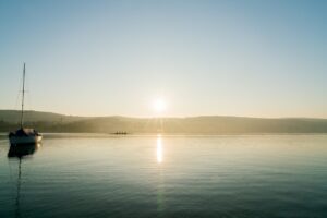 Sunrise at Lake Zurich