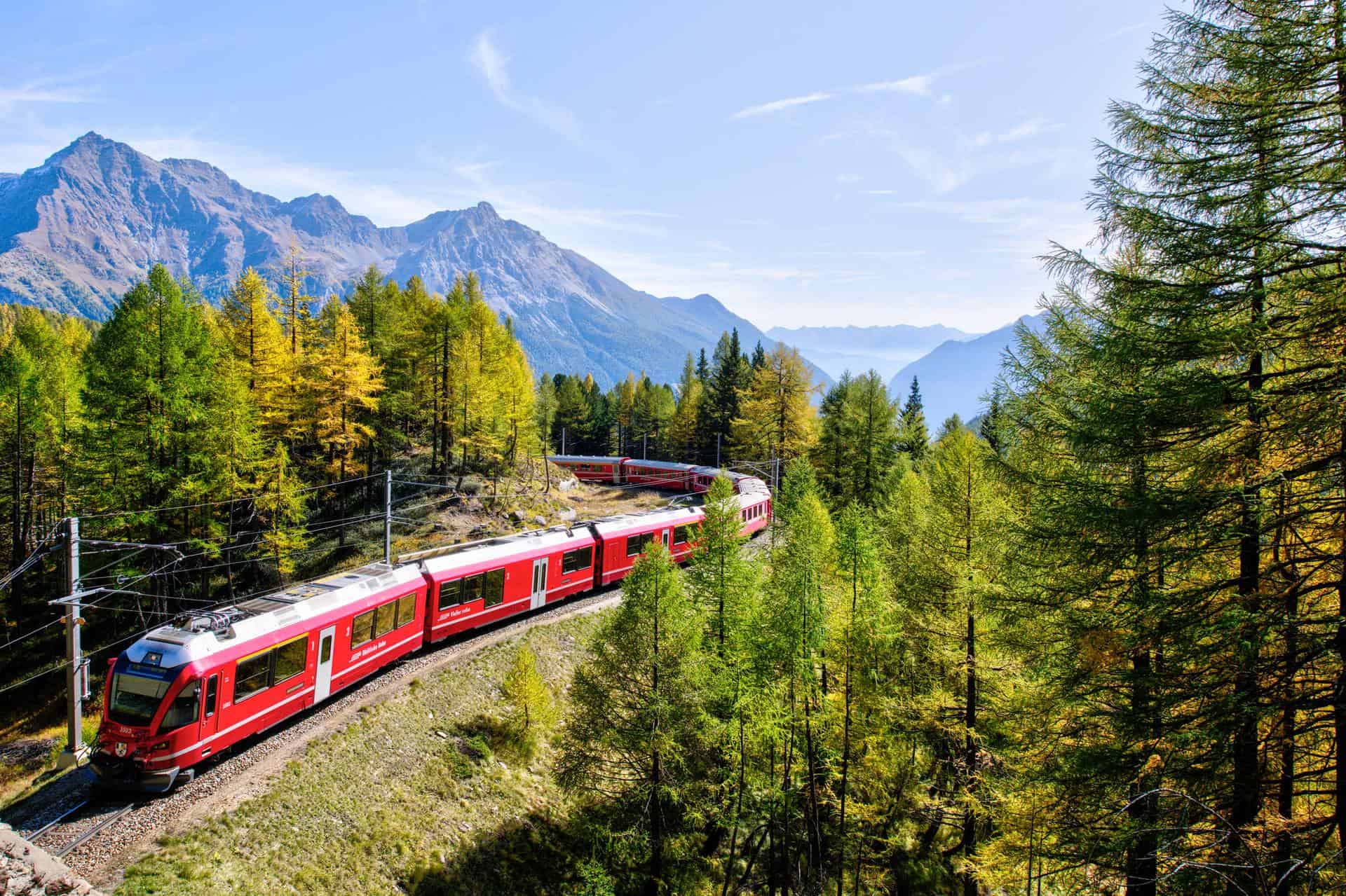 travel by rail in switzerland