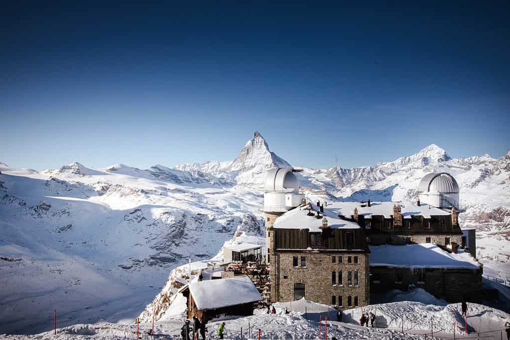 The Gornergrat with the Matterhorn in the Background