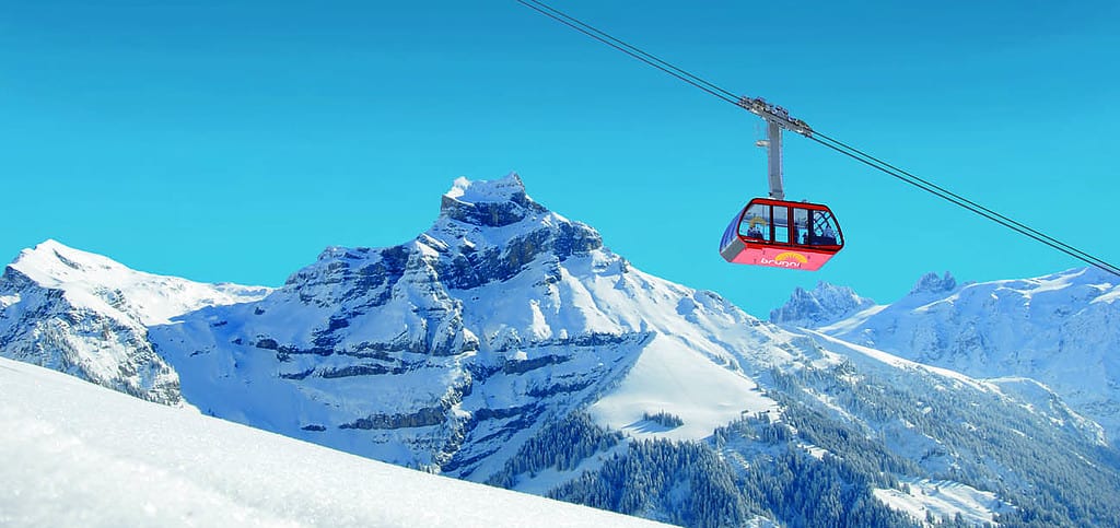 Cable car at Bruni in Engelberg